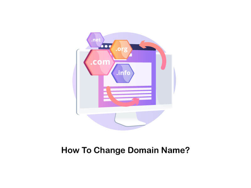 how to change domain name