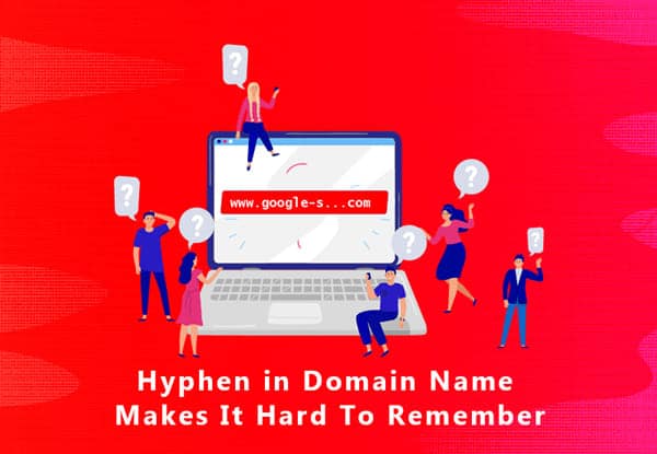hyphen in domain name make it hard to remember