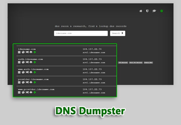 dns dumpster