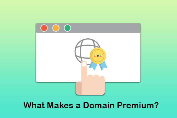 what makes a domain premium