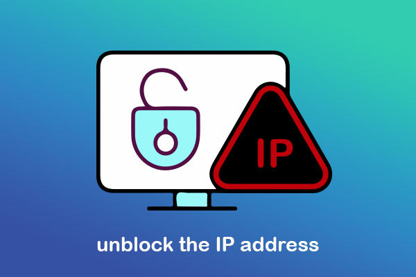 unblock ip address
